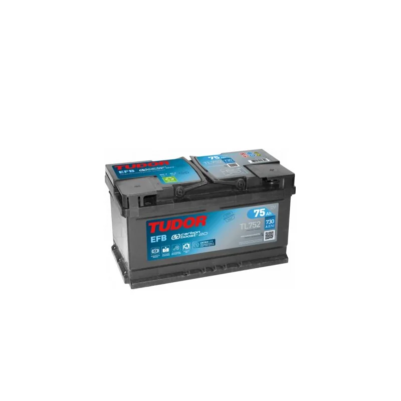 Batería Tudor Start Stop EFB TL752 75Ah
