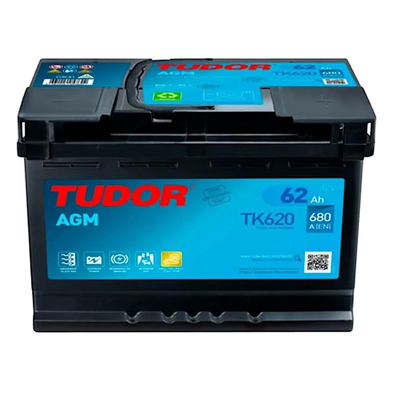 Batería Tudor Start Stop AGM TK620 62 Ah