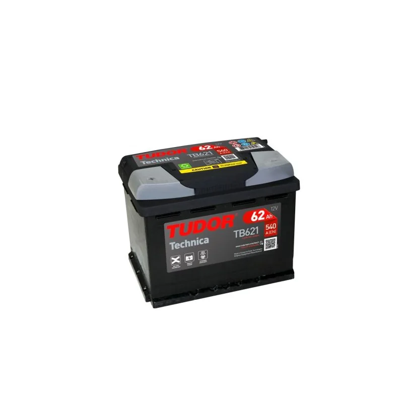 Batería Tudor Technica 12V62AH TB621